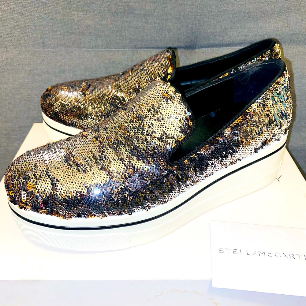Sold-Stella McCartney Binx Star Sequin Sneakers